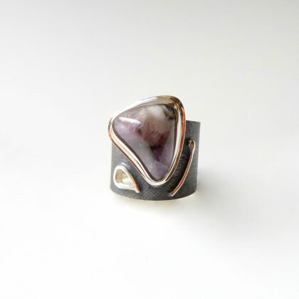 Silver, amethyst