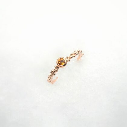 Red gold, citrine