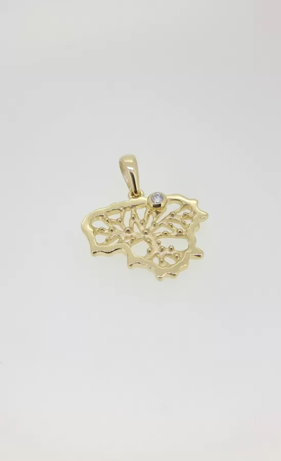 Yellow gold, diamond