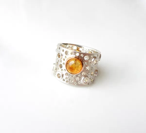 Silver, amber