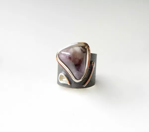 Silver, amethyst