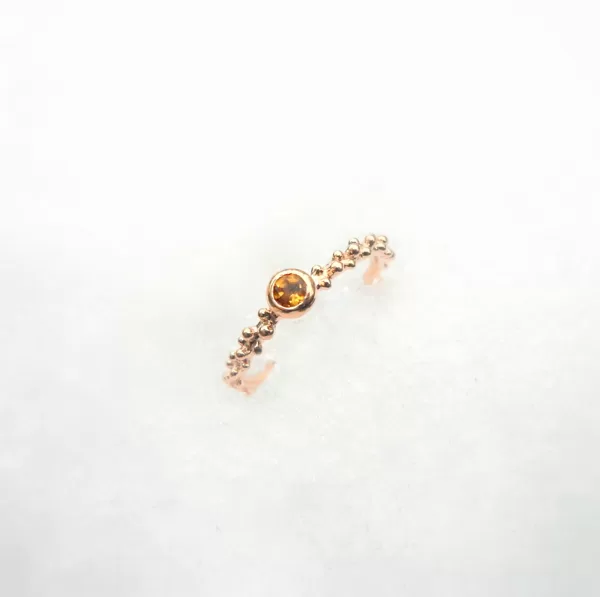 Red gold, citrine